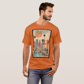 Reisposter van Los Angeles, Californië T-shirt (Voorkant volledig)