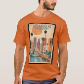 Reisposter van Los Angeles, Californië T-shirt (Voorkant)