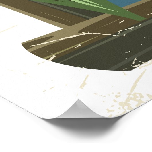 Reisposter van Michigan Lighthouse! Poster (Hoek)