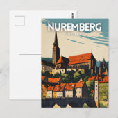 Reisposter van Neurenberg Briefkaart (Voorkant / Achterkant)