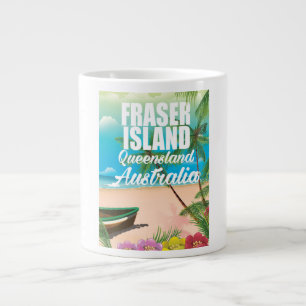 Reisposter van Queensland Fraser Island Grote Koffiekop