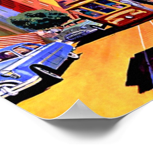 Reisposter van San Francisco Poster (Hoek)