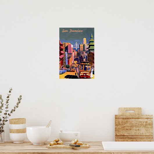Reisposter van  San Francisco Poster (Keuken)