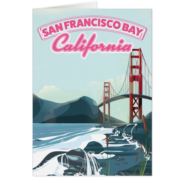 Reisposter van San Fransisco Bay (Voorkant)