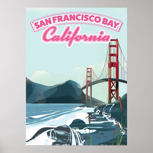 Reisposter van San Fransisco Bay Poster (Voorkant)