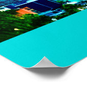 Reisposter van Seattle onder een Dawn Sky Print (Hoek)