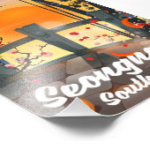 Reisposter van Seongnam Zuid-Korea Foto Afdruk (Hoek)