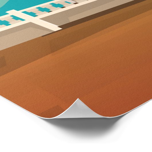 Reisposter van Seoul Korea Poster (Hoek)