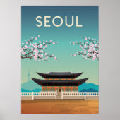 Reisposter van Seoul Korea Poster (Voorkant)