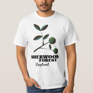 Reisposter van Sherwood Forest England Magnet T-shirt