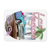 Reisposter van Sin City Las Vegas 1980s Magneet (Horizontaal)
