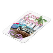 Reisposter van Sin City Las Vegas 1980s Magneet (Linkerzijde)