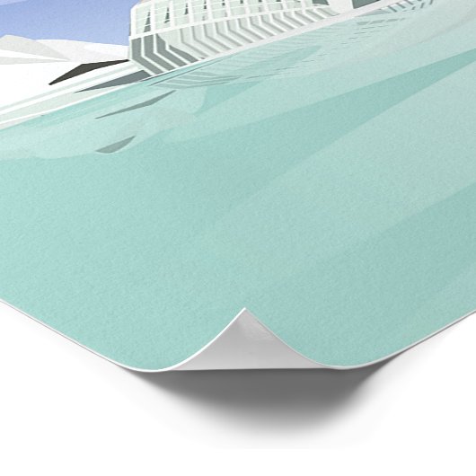 Reisposter van Valencia Poster (Hoek)