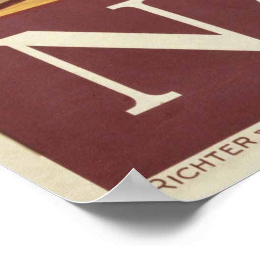 Reisposter van Vesuvius en de baai van Napels Poster (Hoek)