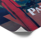 Reisposter van watervliegtuig vliegend over Caribi Poster (Hoek)