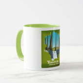 Reisposter van Yosemite National Park. Mok (Voorkant links)