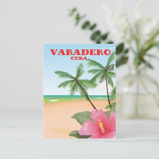 Reisposter Varadero Cuban Briefkaart (Staand voorkant)