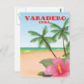 Reisposter Varadero Cuban Briefkaart (Voorkant / Achterkant)