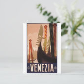 Reisposter Venezia 1920 Venetië, Italië Briefkaart (Staand voorkant)