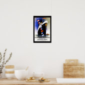 Reisposter Vintage Barcelona Spanje Poster (Keuken)