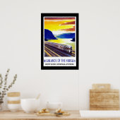 Reisposter Vintage Hudson New York Poster (Keuken)