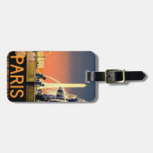 Reisposter Vintage Paris Bagagielabel Bagagelabel (Voorkant horizontaal)