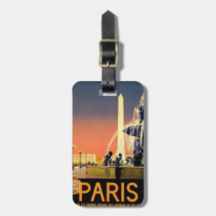 Reisposter Vintage Paris Bagagielabel Bagagelabel