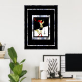 Reisposter Vintage Saint Croix Skien 3 Poster (Thuiskantoor)