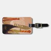 Reisposter Vintage Venetië Monogram Bagagelabel (Voorkant horizontaal)