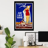 Reisposter Vintage Weston Trein New York Poster (Thuiskantoor)