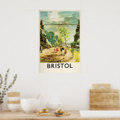 Reisposter VK Bristol, Engeland. Brits Poster (Keuken)