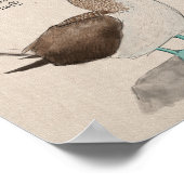 Reisposter: vogels op de Galapagos-eilanden Poster (Hoek)