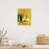 Reisposter voor acapulco poster (Keuken)