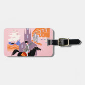 Reisposter voor Allegheny Airlines naar Boston Bagagelabel (Voorkant horizontaal)