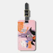 Reisposter voor Allegheny Airlines naar Boston Bagagelabel (Voorkant verticaal)