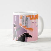 Reisposter voor Allegheny Airlines naar Boston Grote Koffiekop (Voorkant rechts)