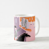 Reisposter voor Allegheny Airlines naar Boston Koffiemok (Voorkant rechts)