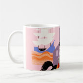 Reisposter voor Allegheny Airlines naar Boston Koffiemok (Links)