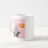 Reisposter voor Allegheny Airlines naar Boston Koffiemok (Voorkant links)