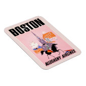 Reisposter voor Allegheny Airlines naar Boston Magneet (Rechterzijde)