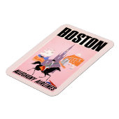 Reisposter voor Allegheny Airlines naar Boston Magneet (Linkerzijde)