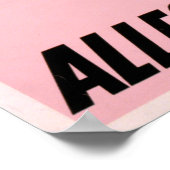 Reisposter voor Allegheny Airlines naar Boston Poster (Hoek)