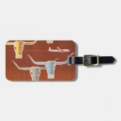 Reisposter voor American Airlines naar Texas Bagagelabel (Voorkant horizontaal)