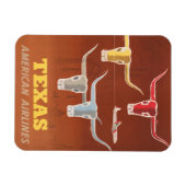 Reisposter voor American Airlines naar Texas Magneet (Horizontaal)