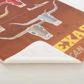 Reisposter voor American Airlines naar Texas Sherpa Deken (3/4)