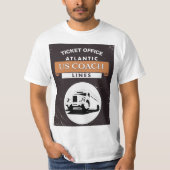 Reisposter voor Amerikaanse coach T-shirt (Voorkant)