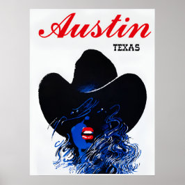 Reisposter voor Austin, Texas Poster