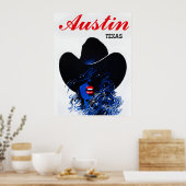 Reisposter voor Austin, Texas Poster (Keuken)