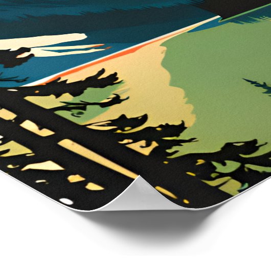 Reisposter voor Banff National Park Poster (Hoek)