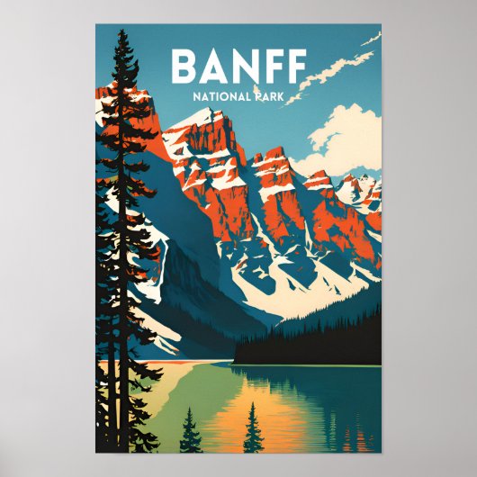 Reisposter voor Banff National Park Poster (Voorkant)